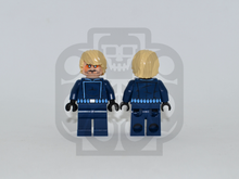 PHANTOM BIKER Custom PAD PRINTED Minifigure Dark Blue