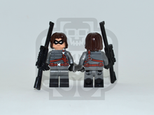 COLD SOLDIER (Grey) Custom PAD PRINTED Minifigure