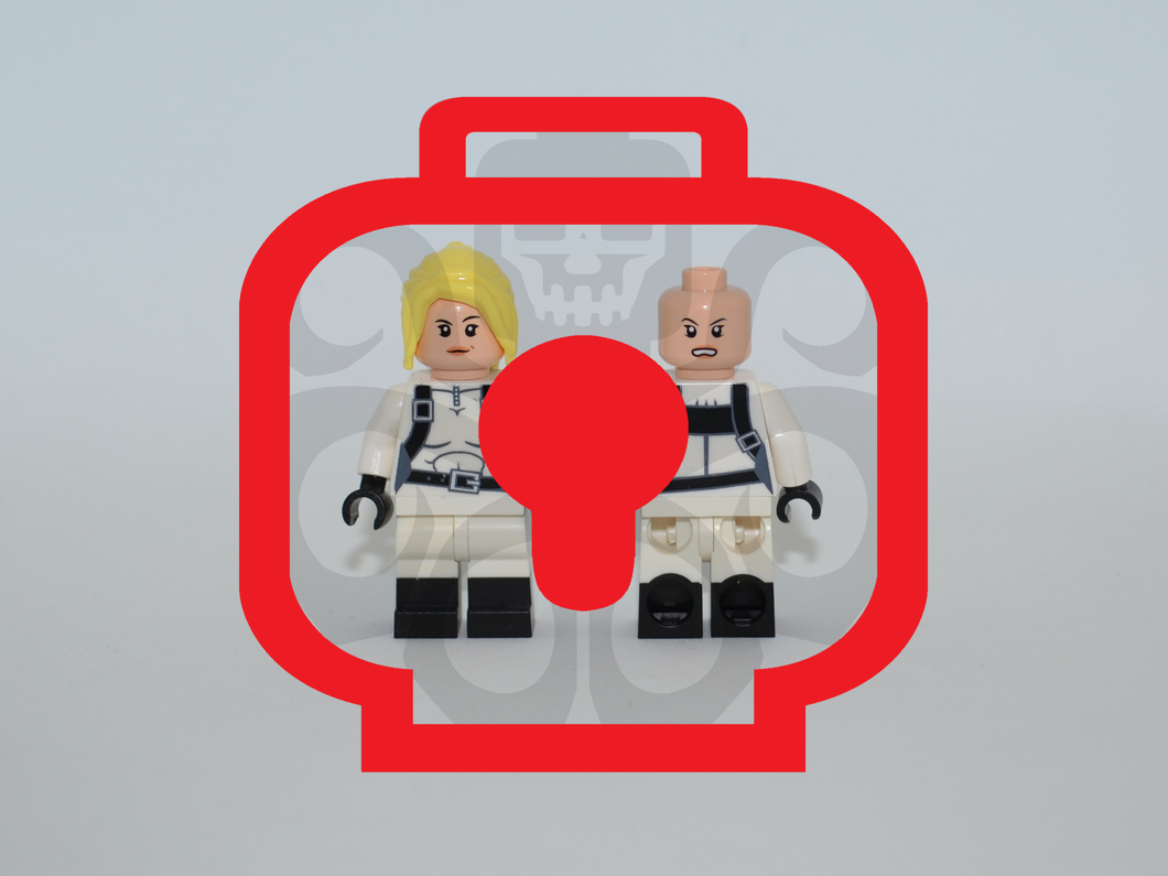 AGENT OF BUREAUCRACY Custom PAD PRINTED Minifigure