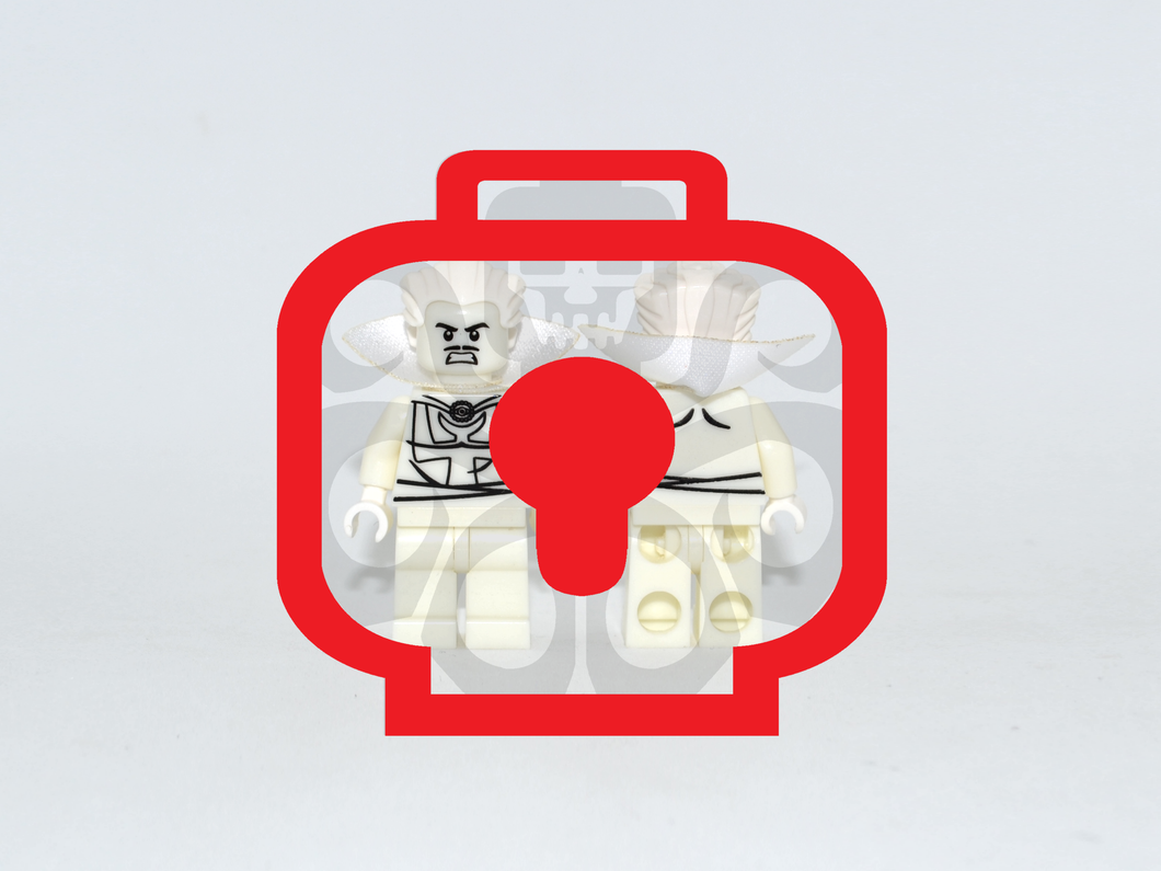 SPIRIT DOCTOR Glow in the Dark Custom PAD PRINTED Minifigure