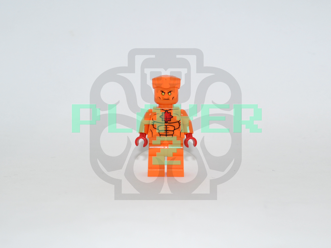PLAYER 2 CAPTAIN FUSION Custom PAD PRINTED Minifigure