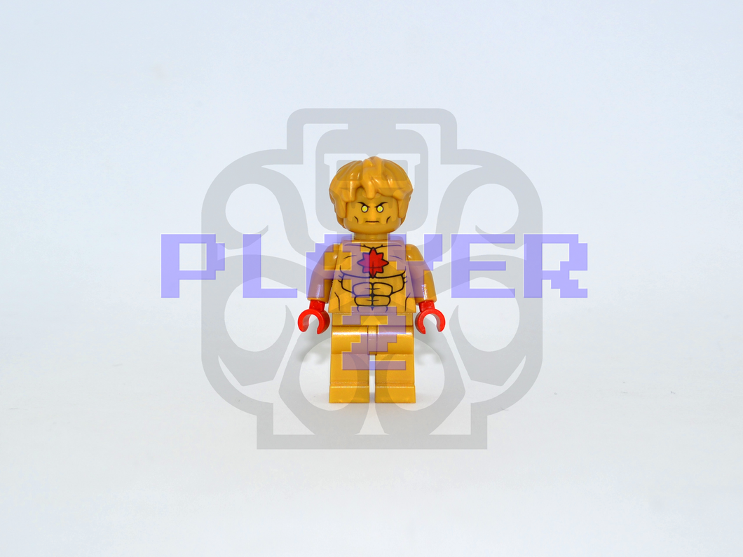 PLAYER 2 CAPTAIN FUSION Custom PAD PRINTED Minifigure