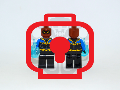 BLACK VOLT Custom PAD PRINTED Minifigure