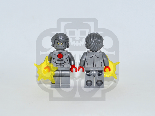 CAPTAIN FUSION Custom PAD PRINTED Minifigure