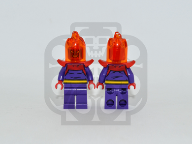 DARKNESS LORD Custom PAD PRINTED Minifigure Dark Purple