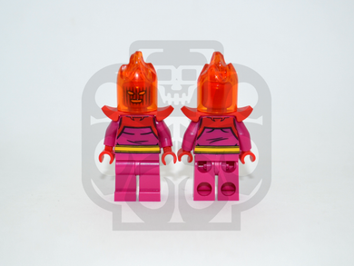 DARKNESS LORD Custom PAD PRINTED Minifigure Magenta