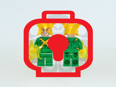 MAX VOLTAGE Custom PAD PRINTED Minifigure