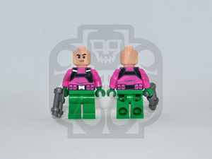 EVIL GENIUS (Pink) Custom PAD PRINTED Minifigure