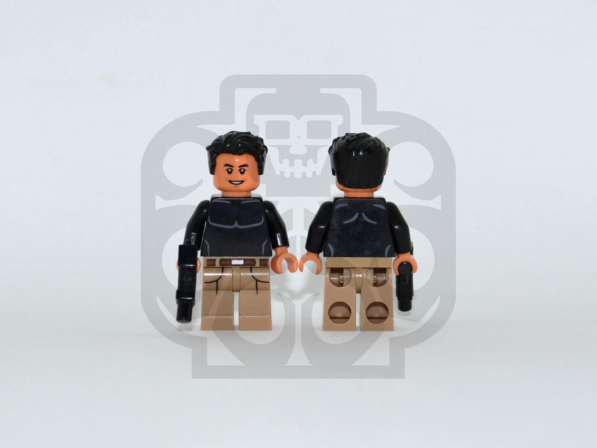 AGENT JIMMY Custom PAD PRINTED Minifigure – A2Zminifigures