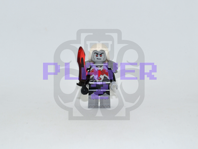 PLAYER 2 BLACK KING Custom PAD PRINTED Minifigure