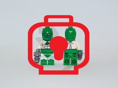 INTERSTELLAR NAVY CAPTAIN Custom PAD PRINTED Minifigures x4