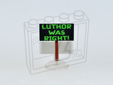 BILLIONAIRE SIMP (Black) Custom PAD PRINTED 2 x 4 Sign