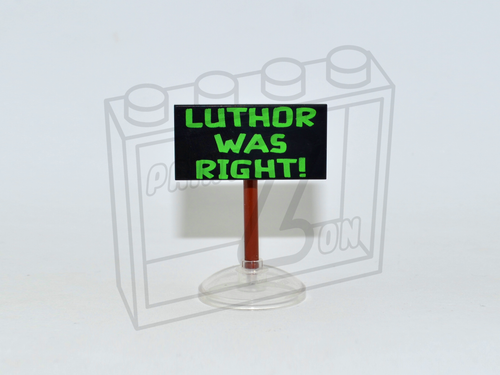 BILLIONAIRE SIMP (Black) Custom PAD PRINTED 2 x 4 Sign