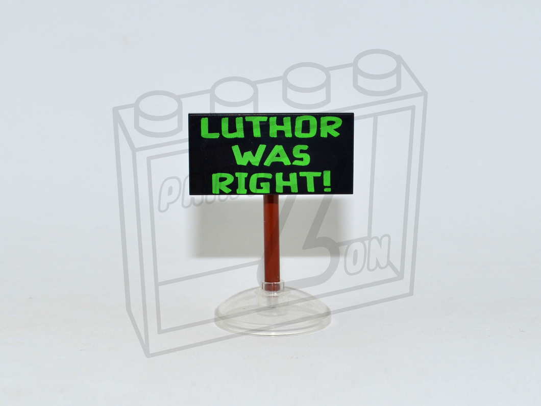 BILLIONAIRE SIMP (Black) Custom PAD PRINTED 2 x 4 Sign