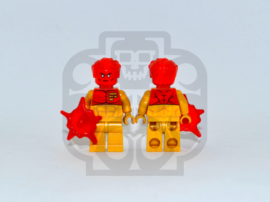 MAJOR FISSION (Red) Custom PAD PRINTED Minifigure
