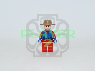PLAYER 2 CAPTAIN REDLEAF Custom PAD PRINTED Minifigure