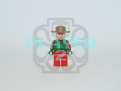 PLAYER 2 CAPTAIN REDLEAF Custom PAD PRINTED Minifigure