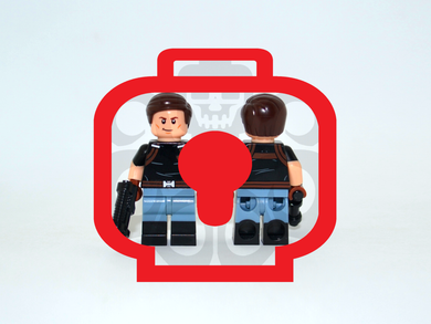 MAXY MILLION Custom PAD PRINTED Minifigure