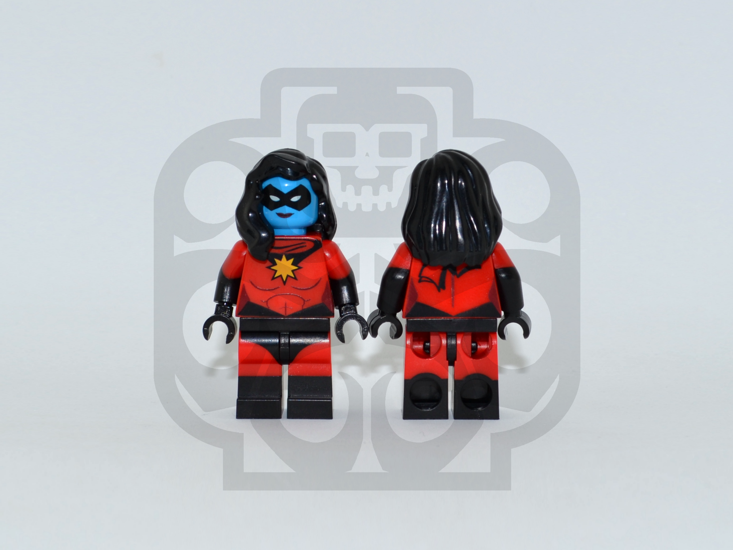 DOCTOR MINERVA Custom PAD PRINTED Minifigure A2Zminifigures