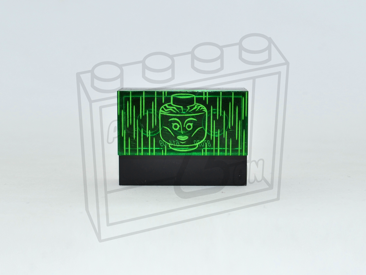 WATCHTOWER Screen (Trans Green) Custom PAD PRINTED 2x4 Tile ...
