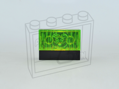 WATCHTOWER Screen (Trans Neon Green) Custom PAD PRINTED 2x4 Tile