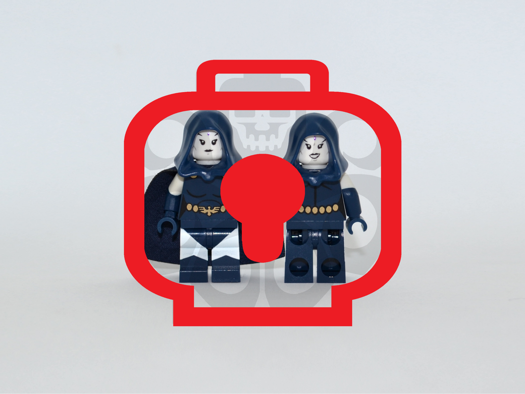 DEMON BIRD (Dark Blue) Custom PAD PRINTED Minifigure