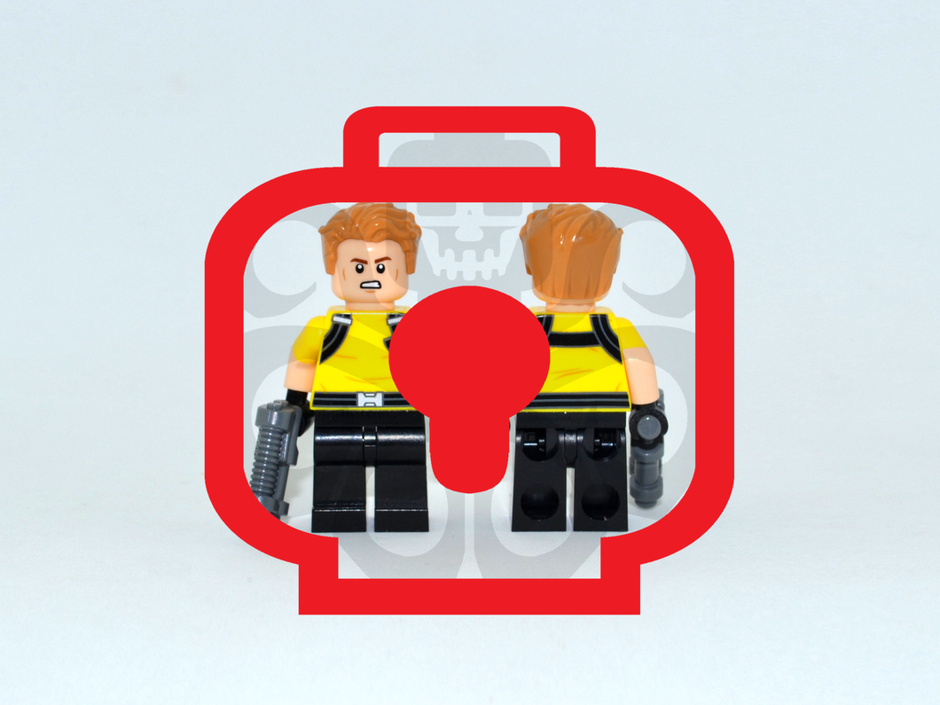 FORTUNATE SON Custom PAD PRINTED Minifigure