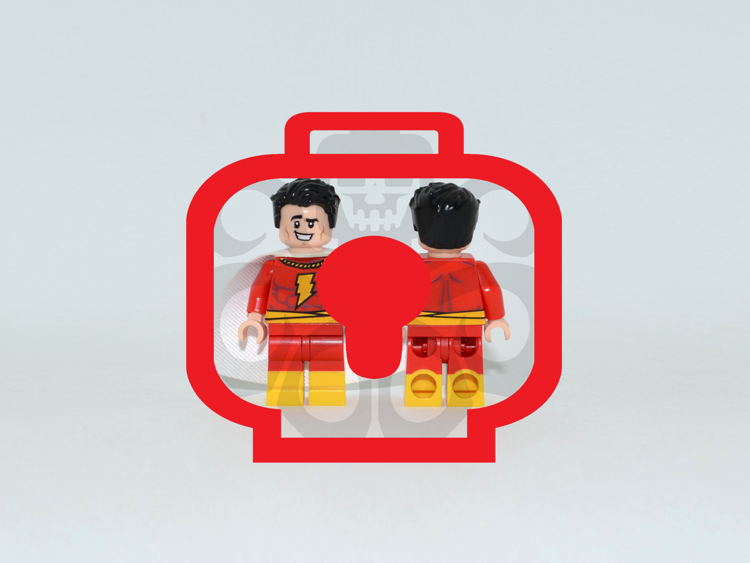 CAPTAIN MARVEL Custom PAD PRINTED Minifigure