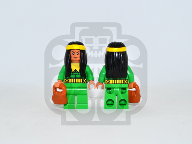 MEDICINE MAN (Bright Green) Custom PAD PRINTED Minifigure
