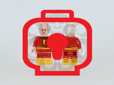 GERIATRIC AVATAR Custom PAD PRINTED Minifigure