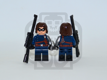 WINTER SOLDIER (Dark Blue) Custom PAD PRINTED Minifigure