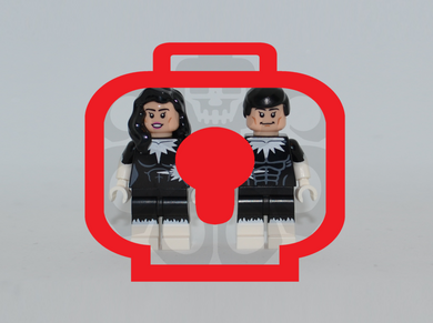 NIGHTLIGHT TWINS Custom PAD PRINTED Minifigures