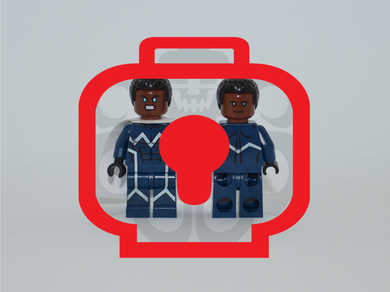 MARVELOUS MAN Custom PAD PRINTED Minifigure