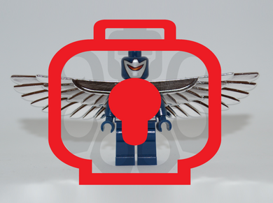 SPACEHAWK Custom PAD PRINTED Minifigure