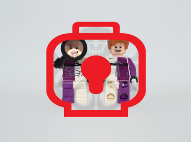 FLEXIBLE DETECTIVE Custom PAD PRINTED Minifigure