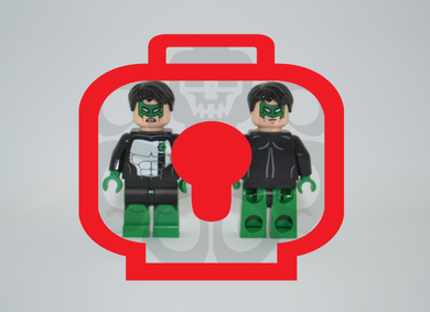 SPACE COP ARTIST Custom PAD PRINTED Minifigure