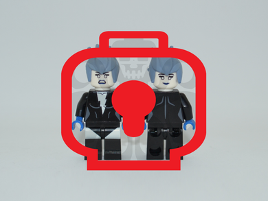 SPARKY FATALE Custom PAD PRINTED Minifigure