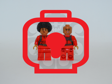 WAM BAM PAM Custom PAD PRINTED Minifigure