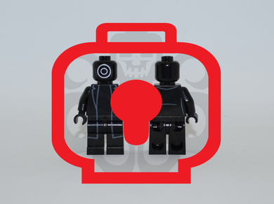 SILENT KILLER Custom PAD PRINTED Minifigure