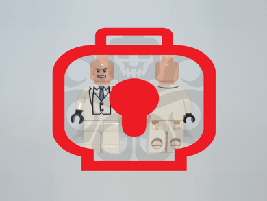 PRESIDENT GENIUS Custom PAD PRINTED Minifigure