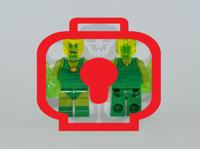 RADIATION DUDE Custom PAD PRINTED Minifigure