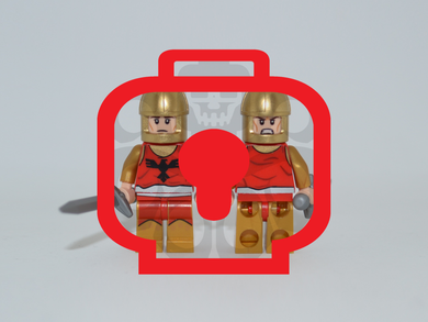 GLORIOUS KNIGHT Custom PAD PRINTED Minifigure