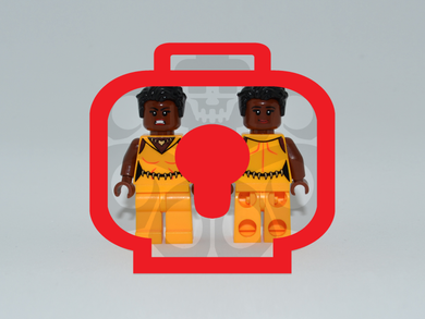 FURRY FATALE (Light Orange) Custom PAD PRINTED Minifigure